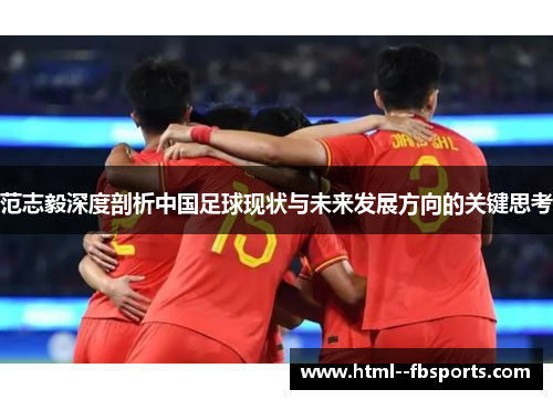 范志毅深度剖析中国足球现状与未来发展方向的关键思考 范志毅深度剖析中国足球现状与未来发展方向的关键思考