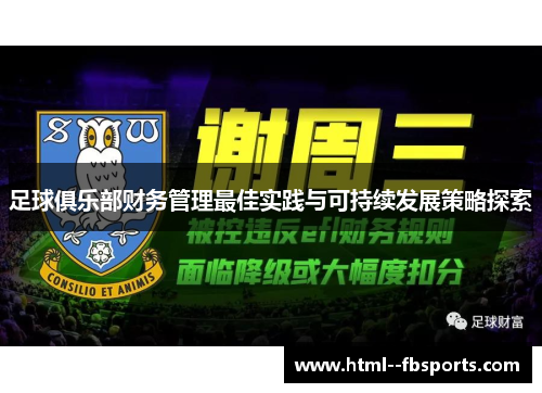 足球俱乐部财务管理最佳实践与可持续发展策略探索 足球俱乐部财务管理最佳实践与可持续发展策略探索