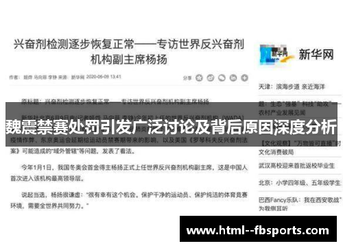 魏震禁赛处罚引发广泛讨论及背后原因深度分析